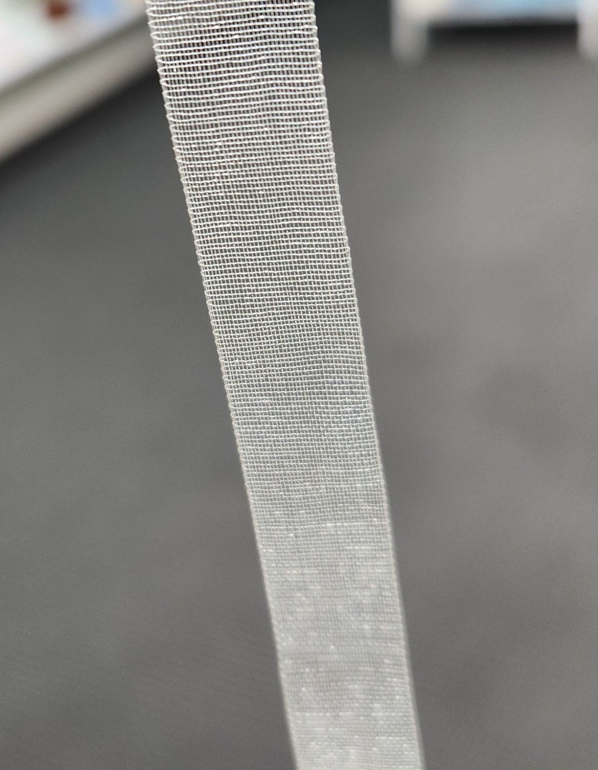 Cream Organza Ribbon 11mm Width, Price per metre