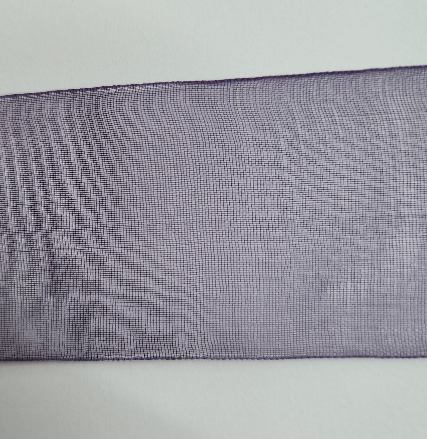 Purple Organza Ribbon 38mm Width, Price per metre