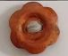 Wooden Flower Buttons Brown 15mm