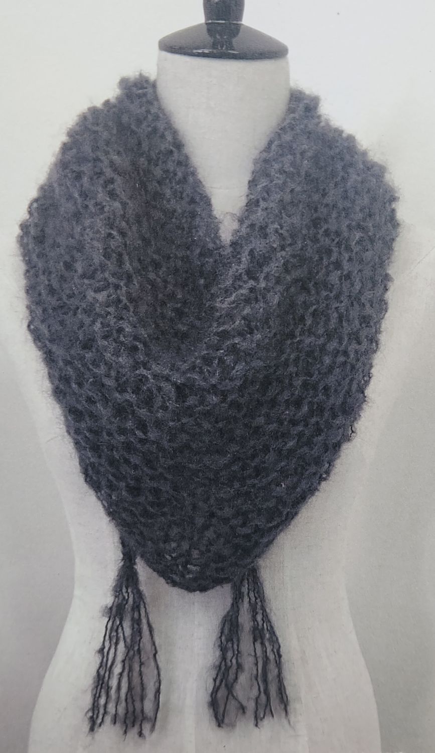 Kiwi Stitch &amp; Knit Co Soft &amp; Lofty Mohair Scarf 12ply