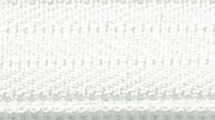 Open End 60cm Zip White