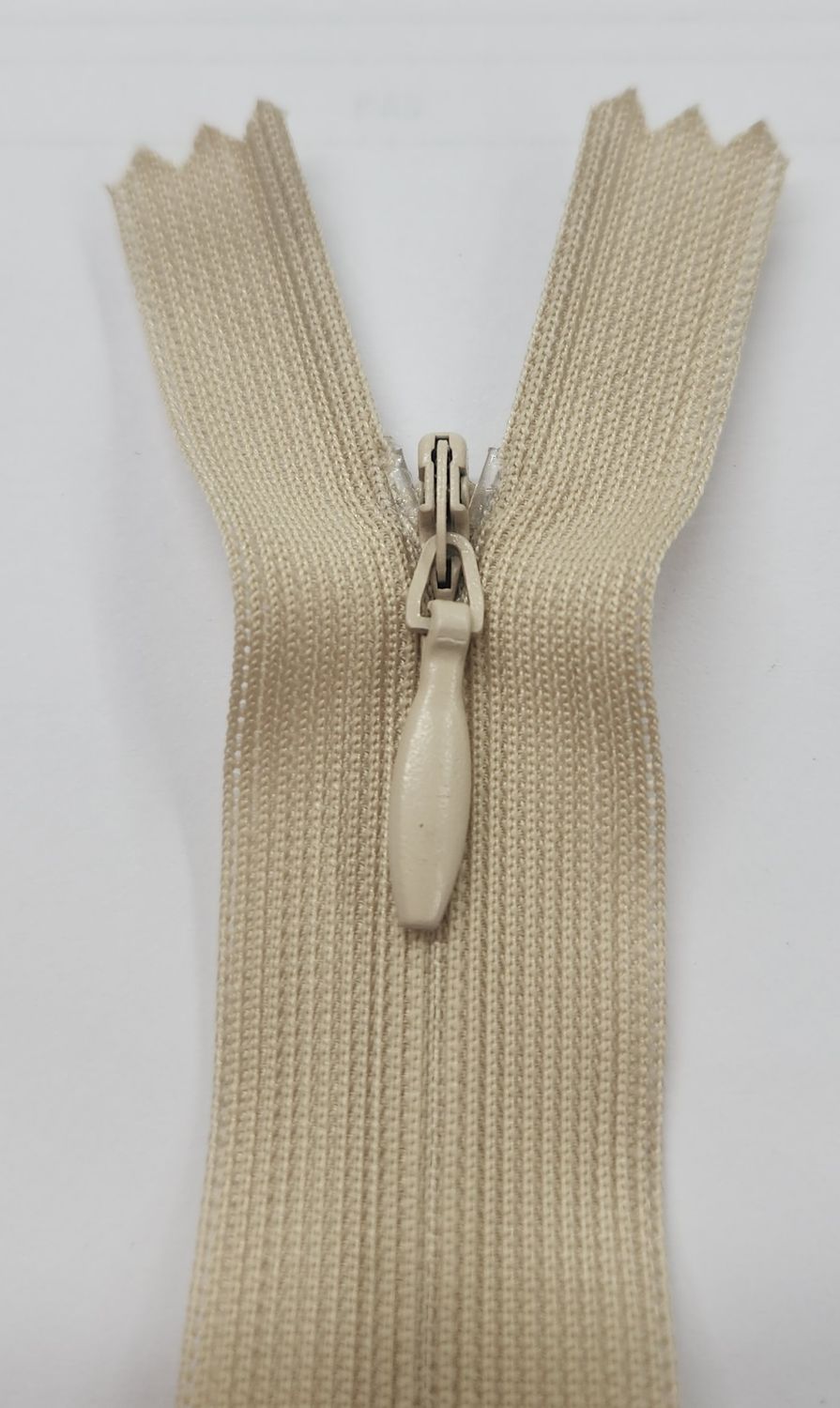 Zip - Invisible 40-45cm Natural