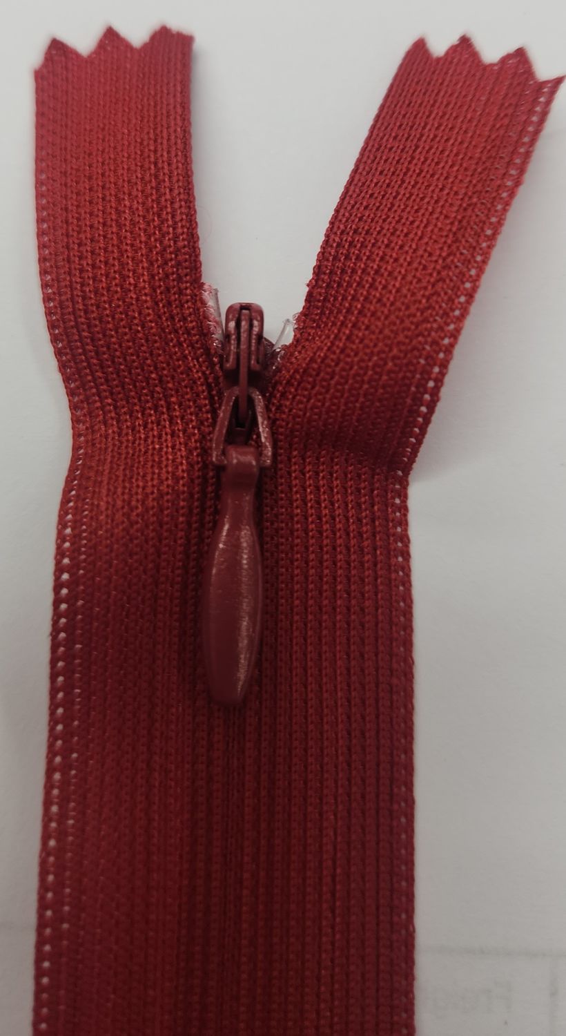 Zip - Invisible 40-45cm Wine