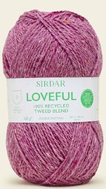 Sirdar Loveful 100% Recycled Tweed Blend 100g. 300m. Colour 0206 Rosewood