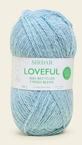 Sirdar Loveful 100% Recycled Tweed Blend 100g 300m Colour 0211 Frost