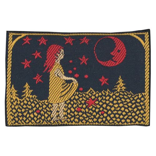 Sullivans Sew On Motif - Gold Girl In Night Scene