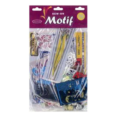 Sullivans Sew On Motif - Assorted Pack Of 20
