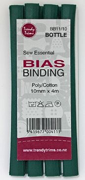 Bias Binding Bottle Colour 10mm Width x 4m Total
