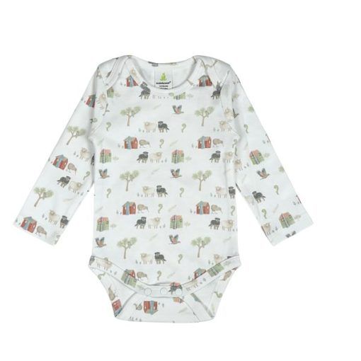 Imababy Long Sleeve Bodysuit - Theme Farm Muster Size 0-3 Months