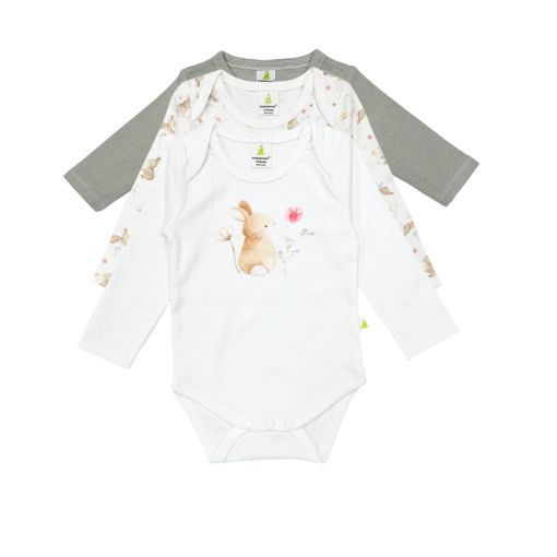 Imababy 3 Piece Bodysuit Bunny Set - 0-3 Month Size