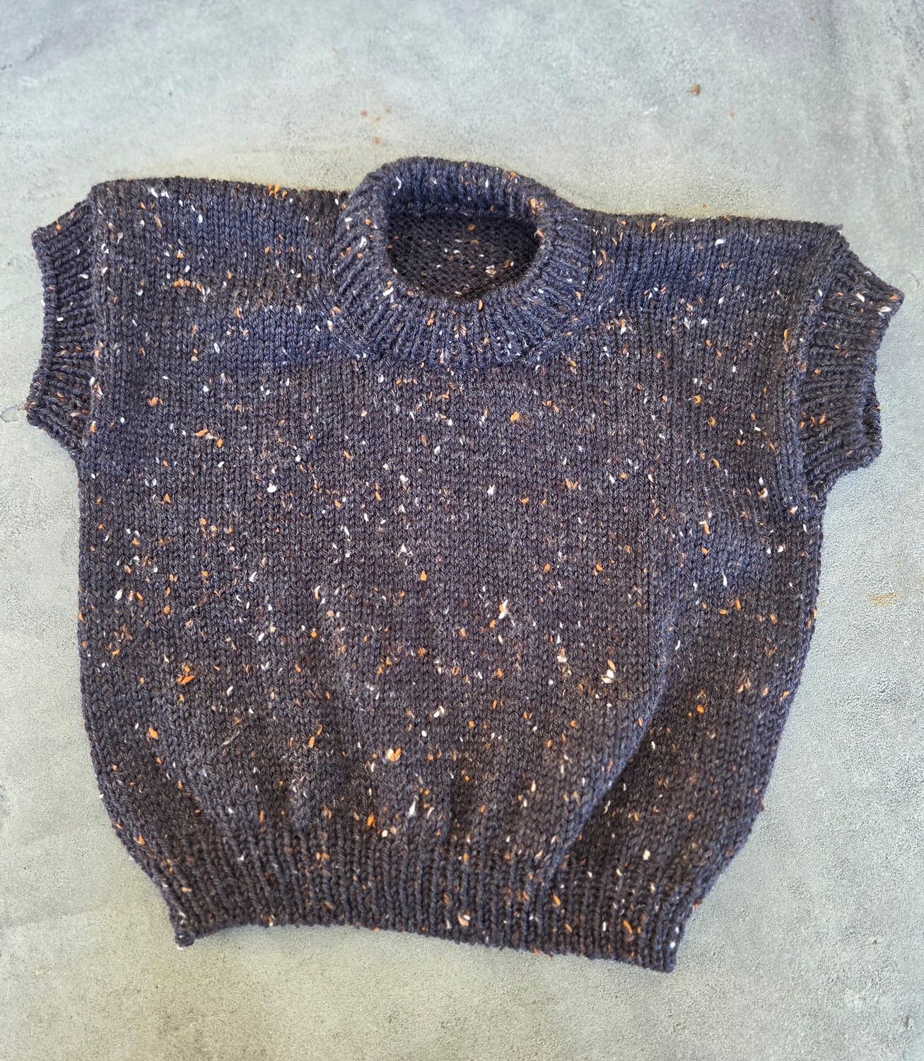 Wool Blend Fleck Vest - 1-2 Yrs