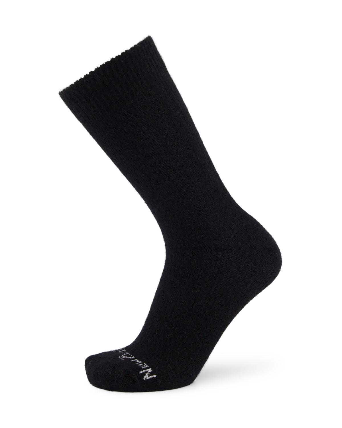 NZ Possum Merino Socks Fine Knit Dress Socks - Black - Size M/L