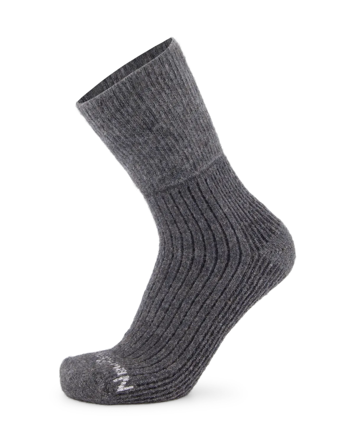 NZ Possum Merino Comfort Top Heavyweight Health Black Socks  Size 6-10
