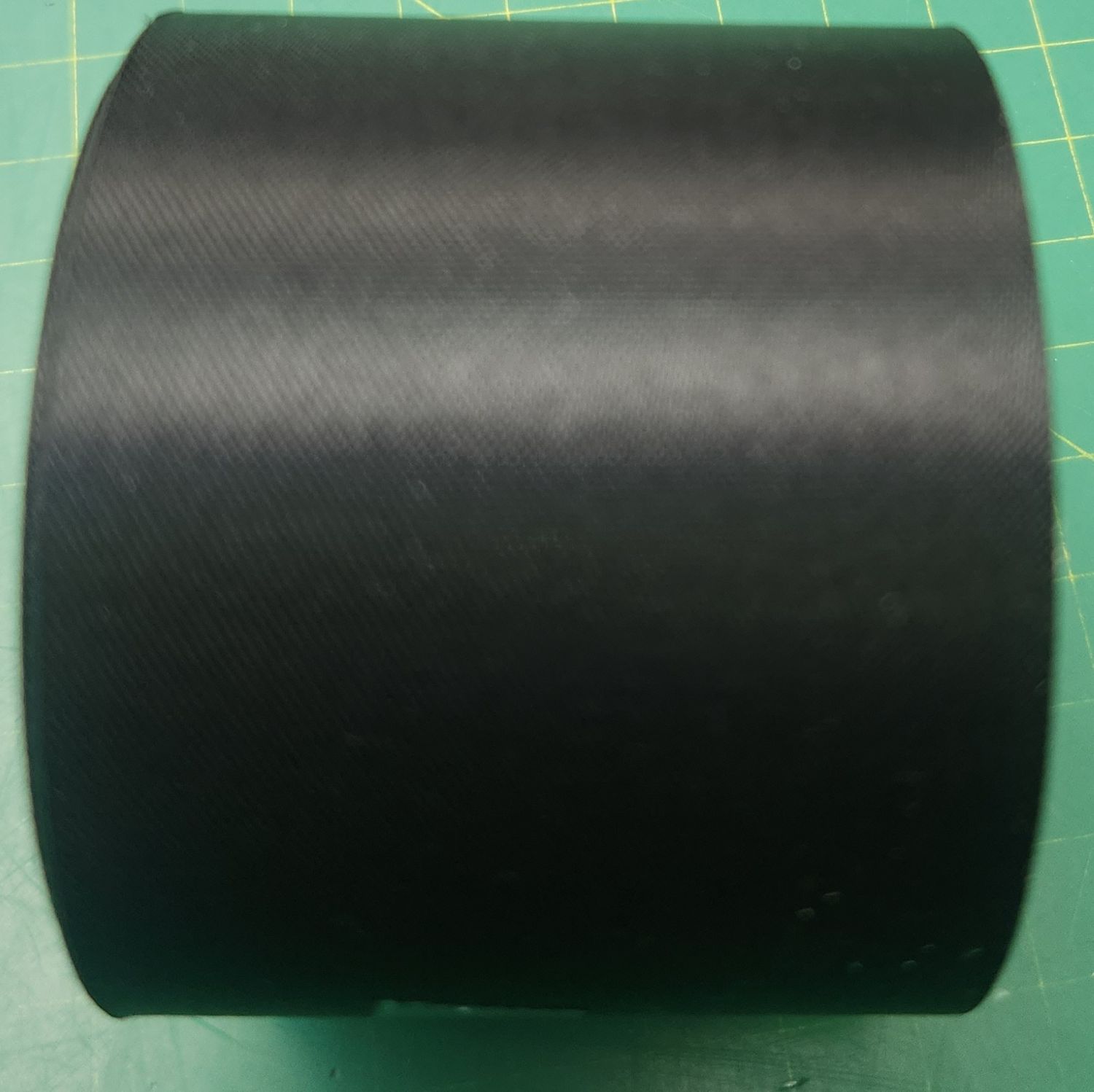 Black Coloured SINGLE Sided Satin - 50mm Wide, Priced Per Metre