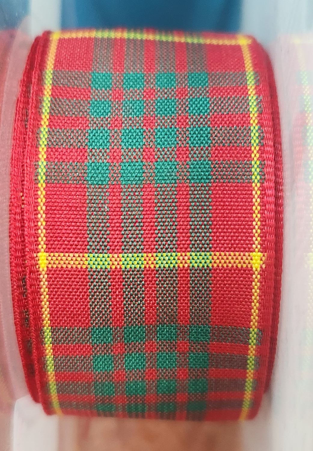 Tartan Ribbon, Cameron, 25mm Wide, Priced Per Metre