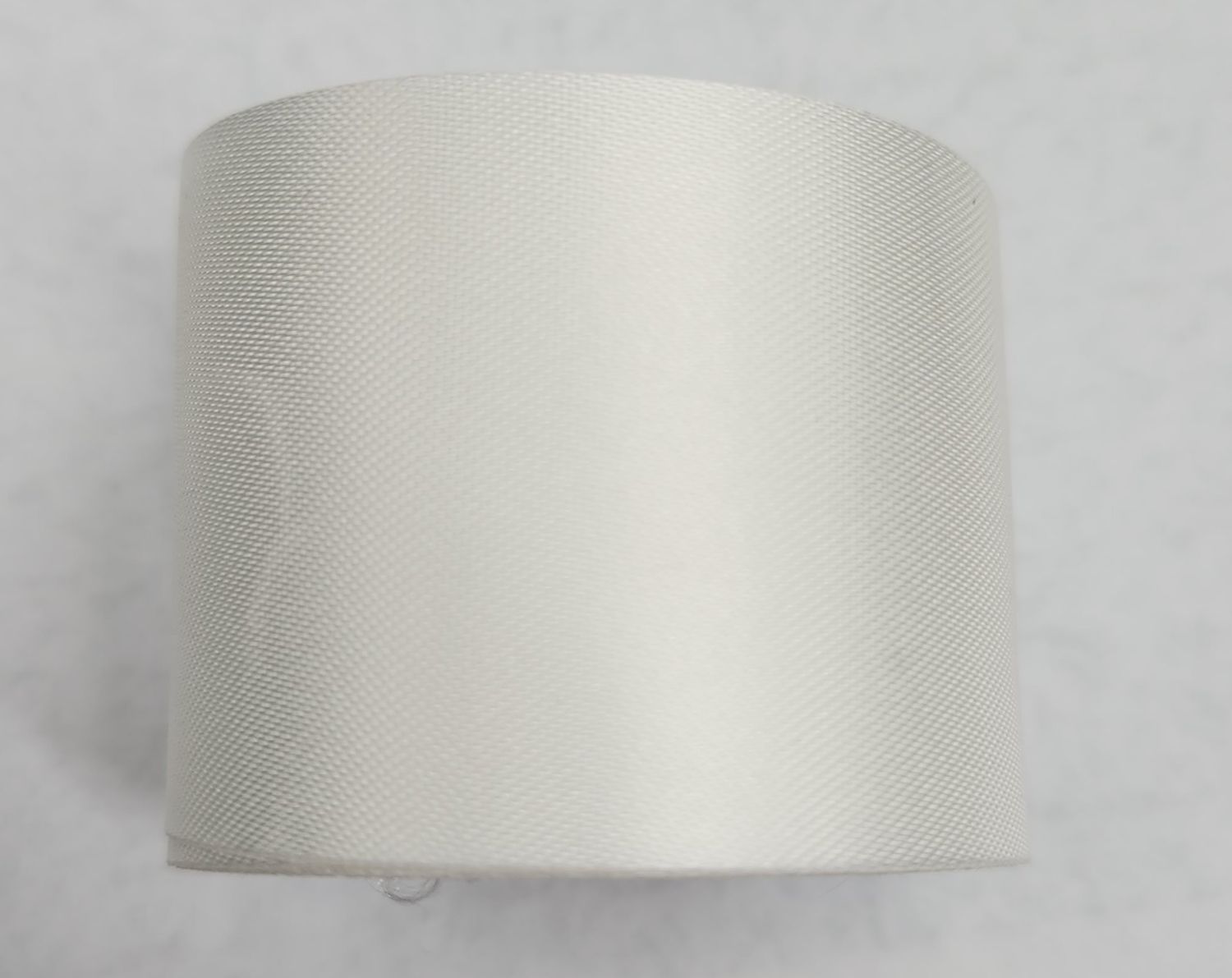 White Single Sided Satin Ribbon 38mm Width, Price per metre