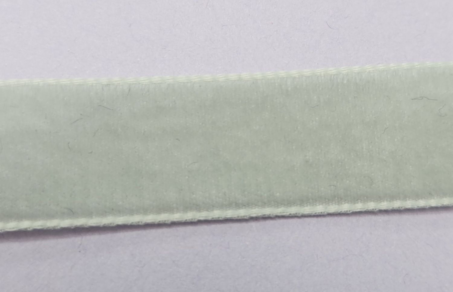 Light Grey Velvet Ribbon 16mm Width, Price per metre