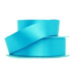 Peacock Double Faced Satin Ribbon 25mm Width, Price per metre
