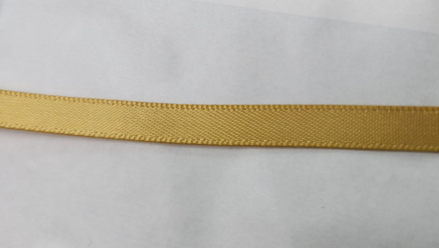 Dark Gold Double Sided Satin Ribbon 6mm Width, Price per metre