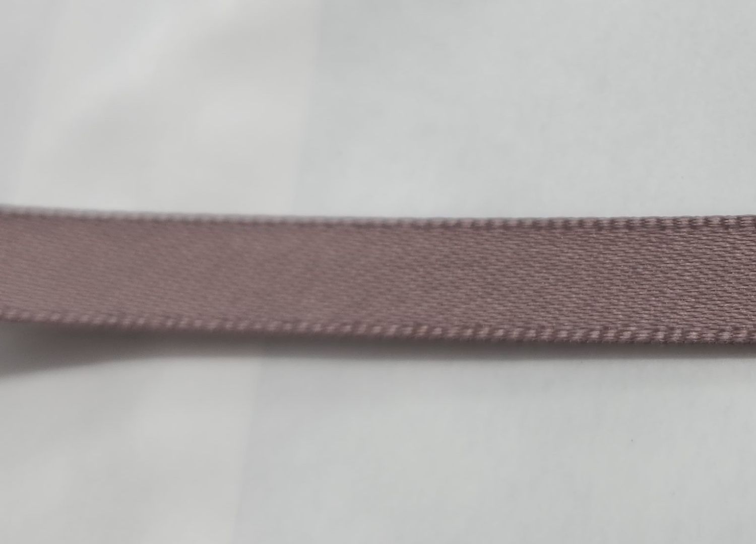 Taupe Double Faced Satin Ribbon 7mm Width, Price per metre