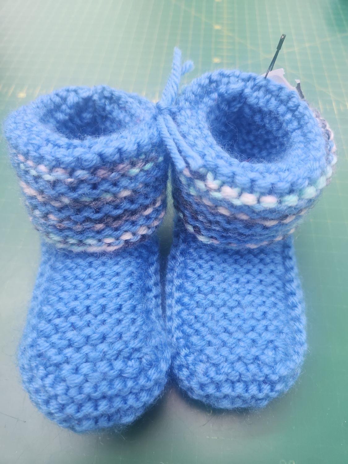 Childrens House Slipper Boots - Cornflower Blues