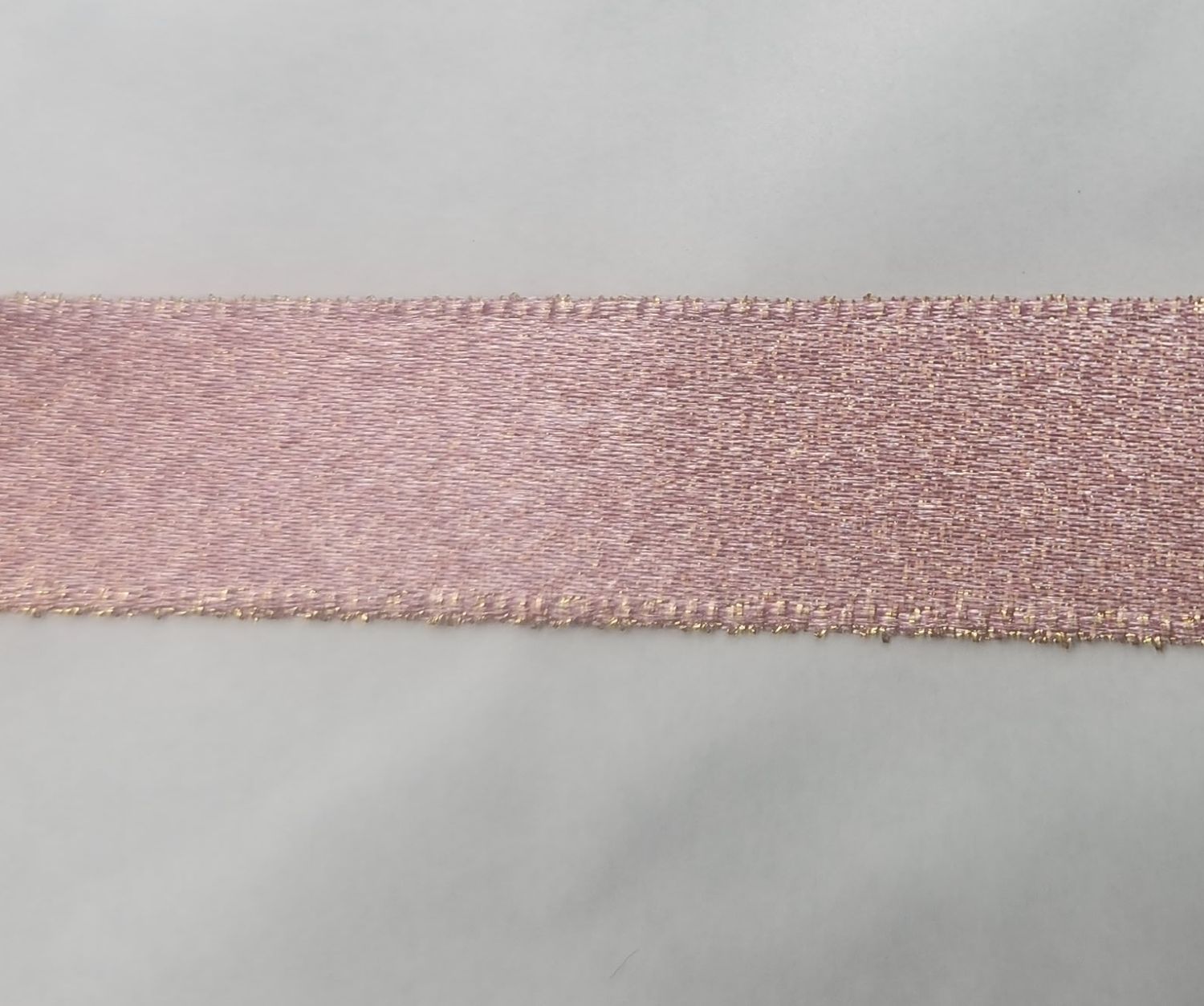 Rosy Gold Double Faced Satin Ribbon 15mm Width, Price per metre
