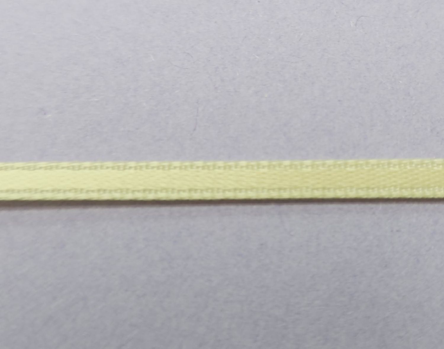 Banana Double Faced Satin Ribbon 3mm Width, Price per metre