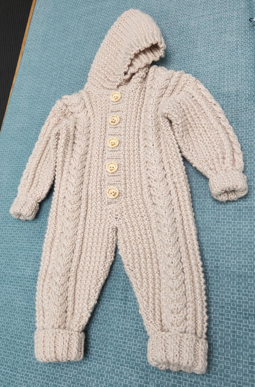 Baby Onesie Wool Blend 3-6 Months