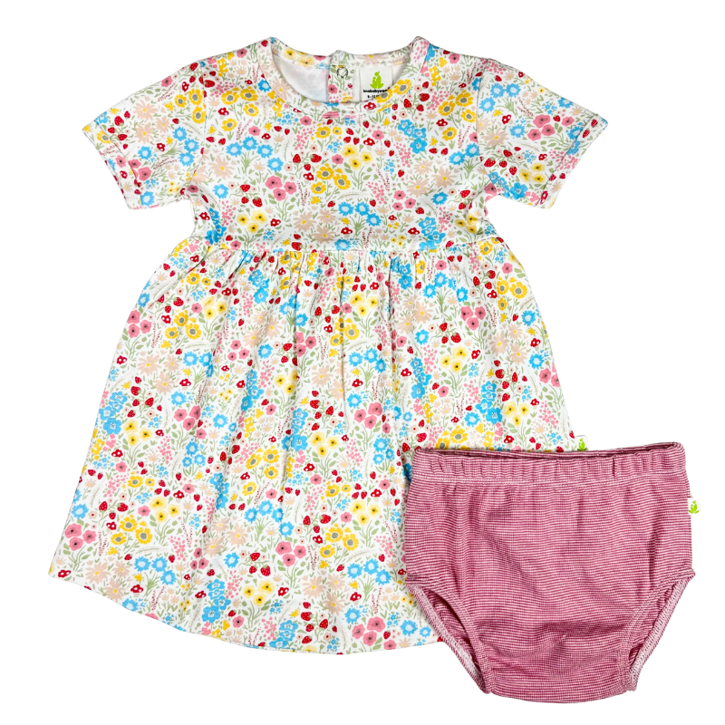 Strawberry Meadow Pricilla Dress with Bloomers