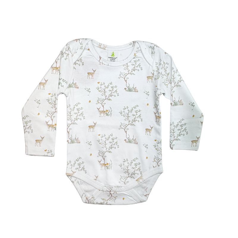 Woodland Deer Long Sleeve Bodysuit