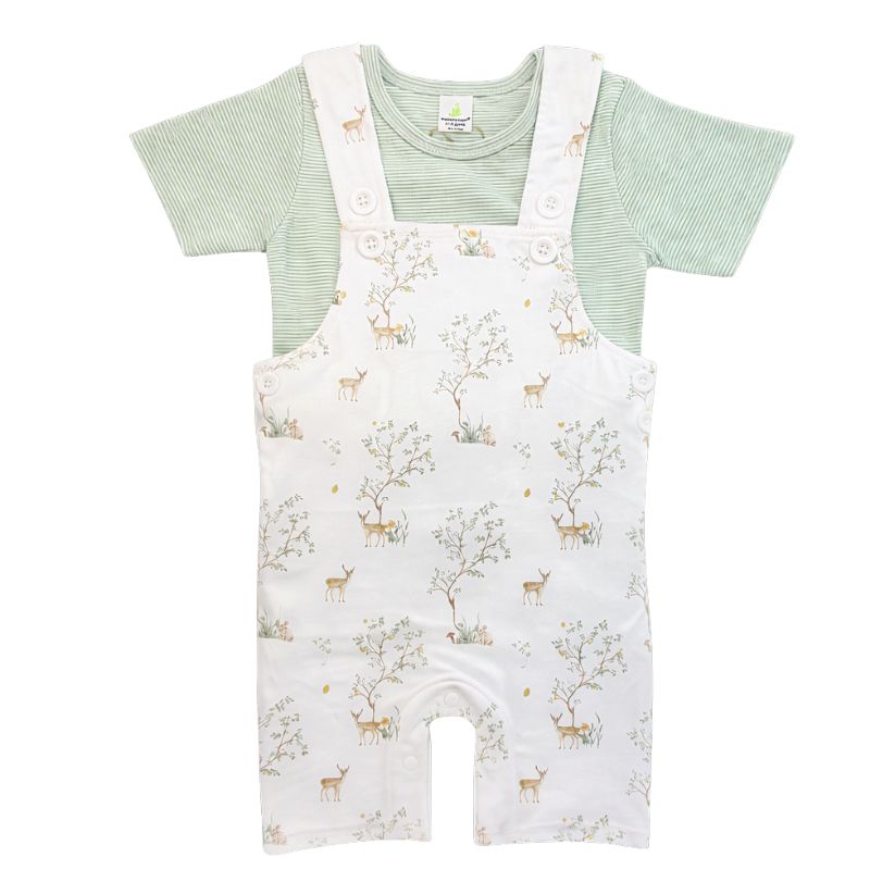 Woodland Deer Overalls with Top