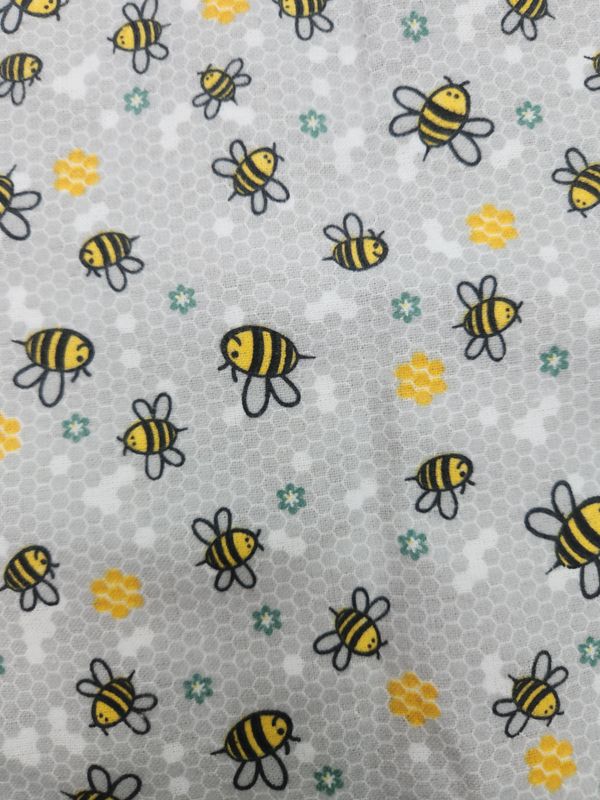 Woollen Doggy Coat Yellow Bees