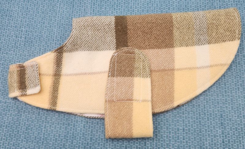 Woollen Doggy Coat Gold/Brown Forest