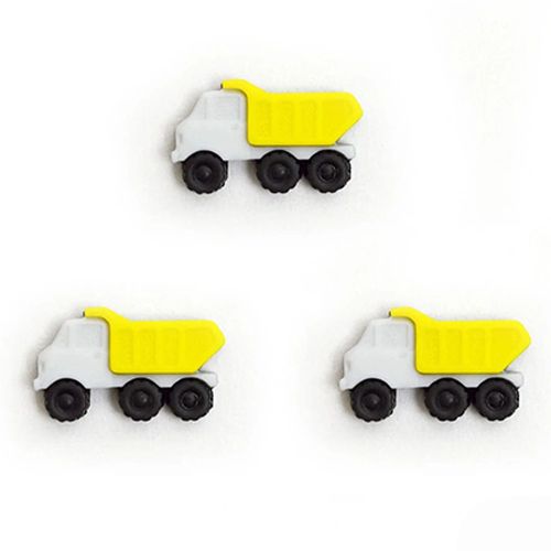 Creative Buttons Dump Trucks