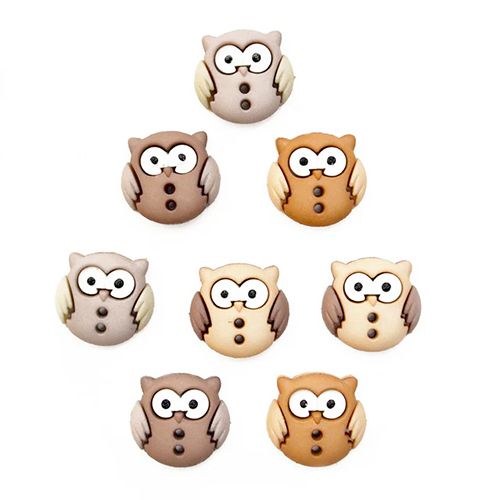 Creative Button Pack - Sew Cute Owls