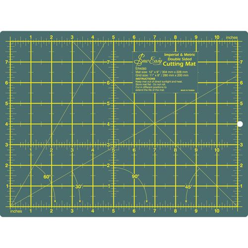 Sew Easy Cutting Mat - 12" x 18"