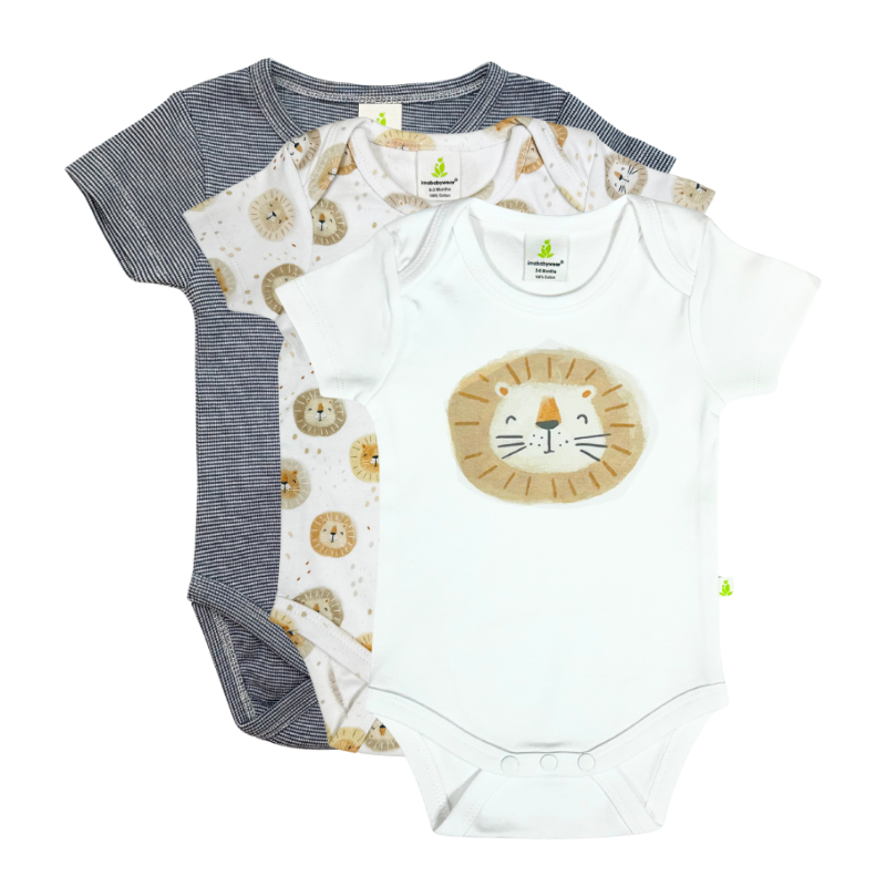 3 Piece Bodysuit Set - Lion Set