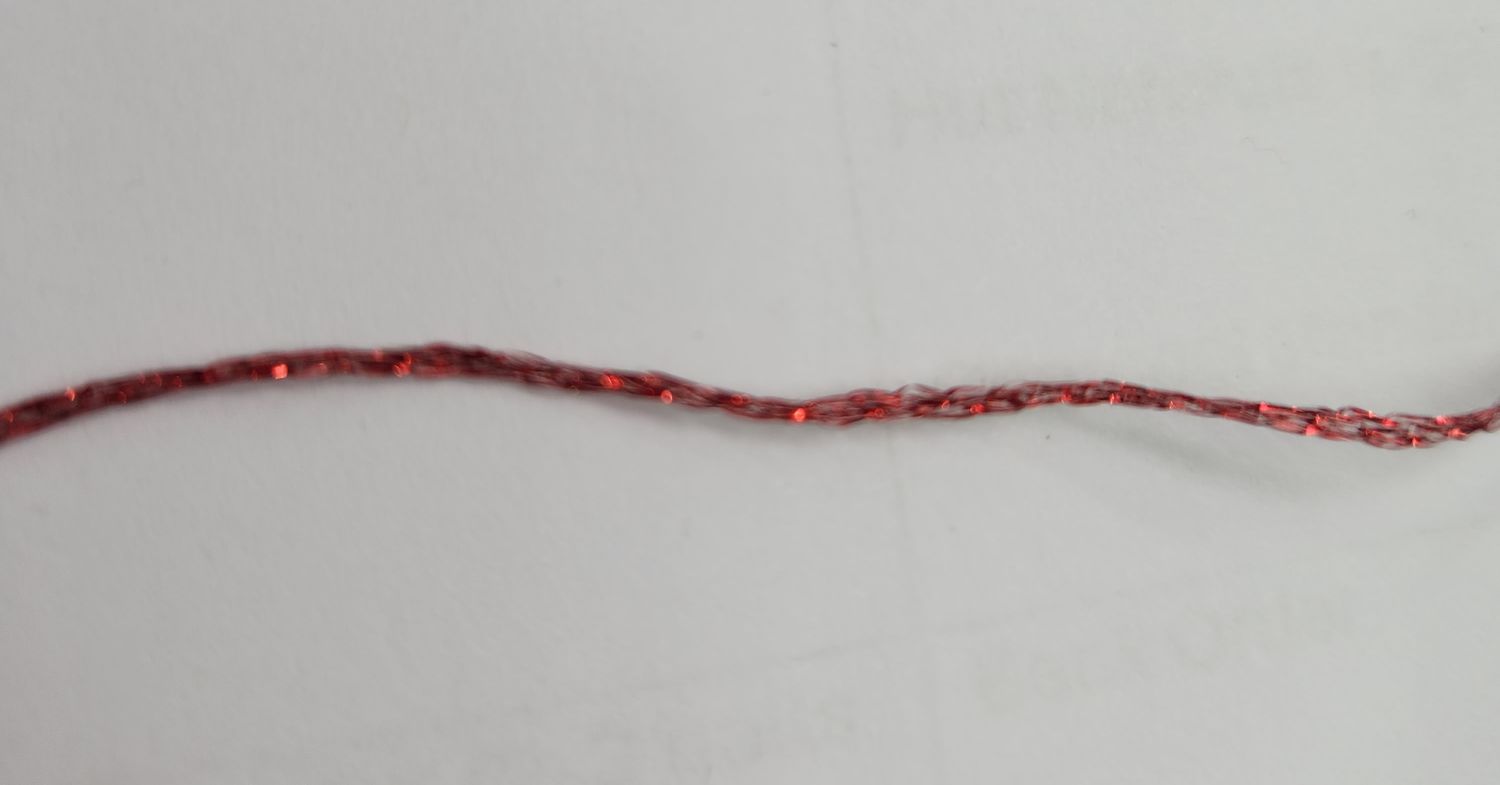 Metallic Red Twine Price per metre