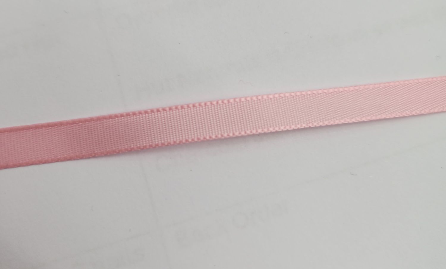 Pink Taffeta Ribbon 6mm Width, Price per metre