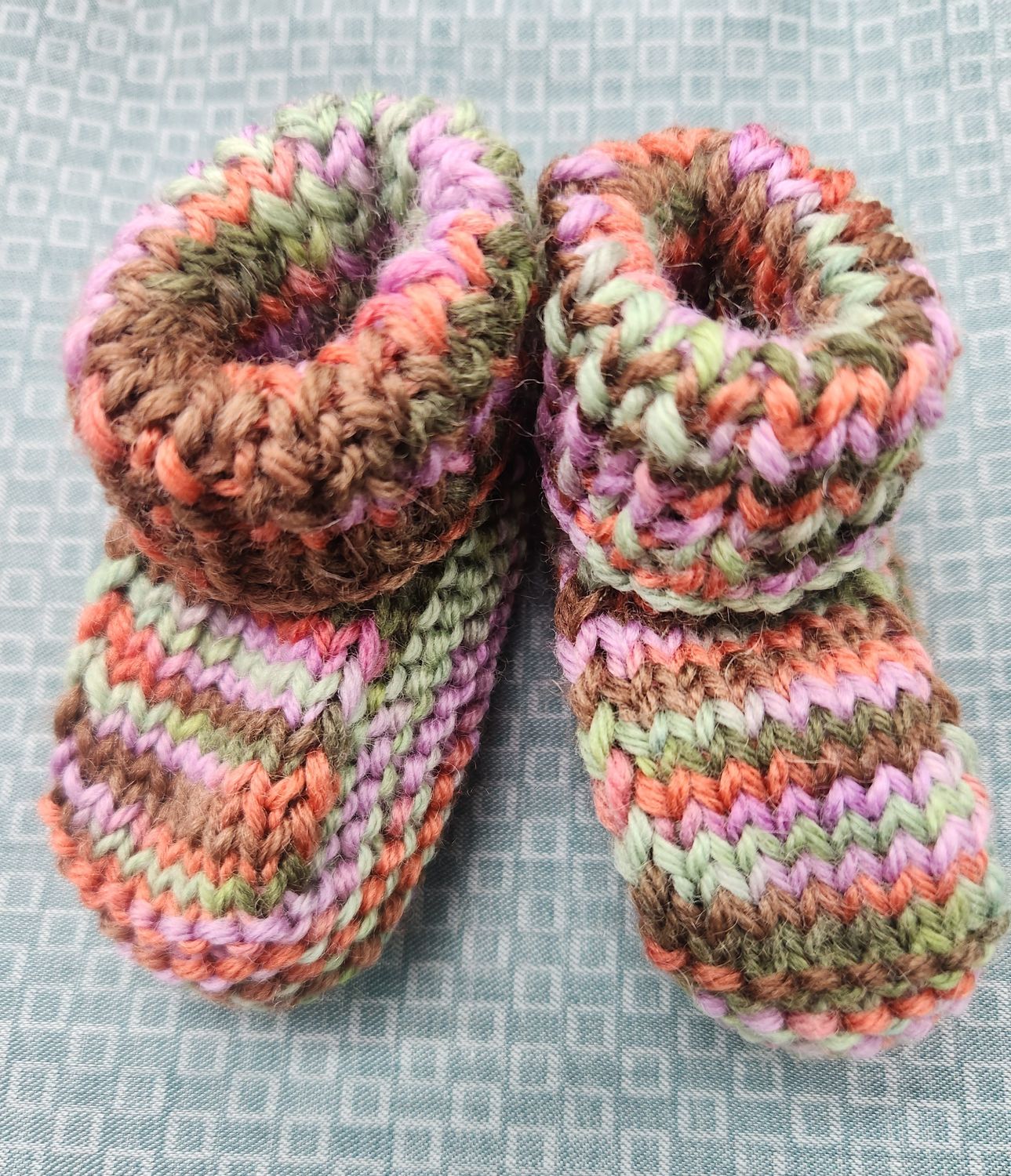 Booties Wool 3 to 6 Months Multi