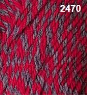 Countrywide Windsor Marl 50g 8ply Wool Colour 2470 Red/Grey