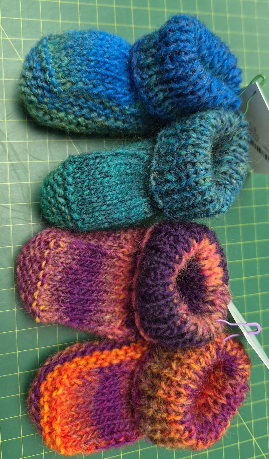 Bootees - Wool/Acrylic Blends