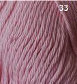 Soft Cotton 8ply DK 100g Colour Shade 33 Pink