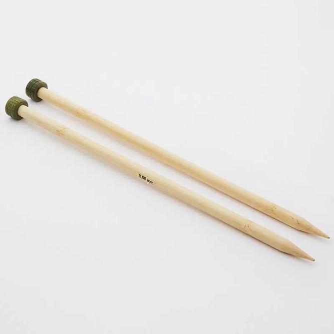 KnitPro Bamboo 3.25mm 33cm Long Single Point Needles