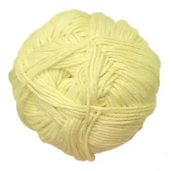 Soft Cotton 8ply DK 100g 216m Shade 40 Butter (Pale Yellow)