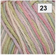 Soft Cotton Prints 8ply DK 100g 216m Shade 23 Pale Shades