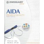 Aida 14ct Precut 48x53cm Shade 011 Iridescent White
