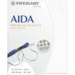 Aida 14ct Precut 48x53cm Shade 100 White