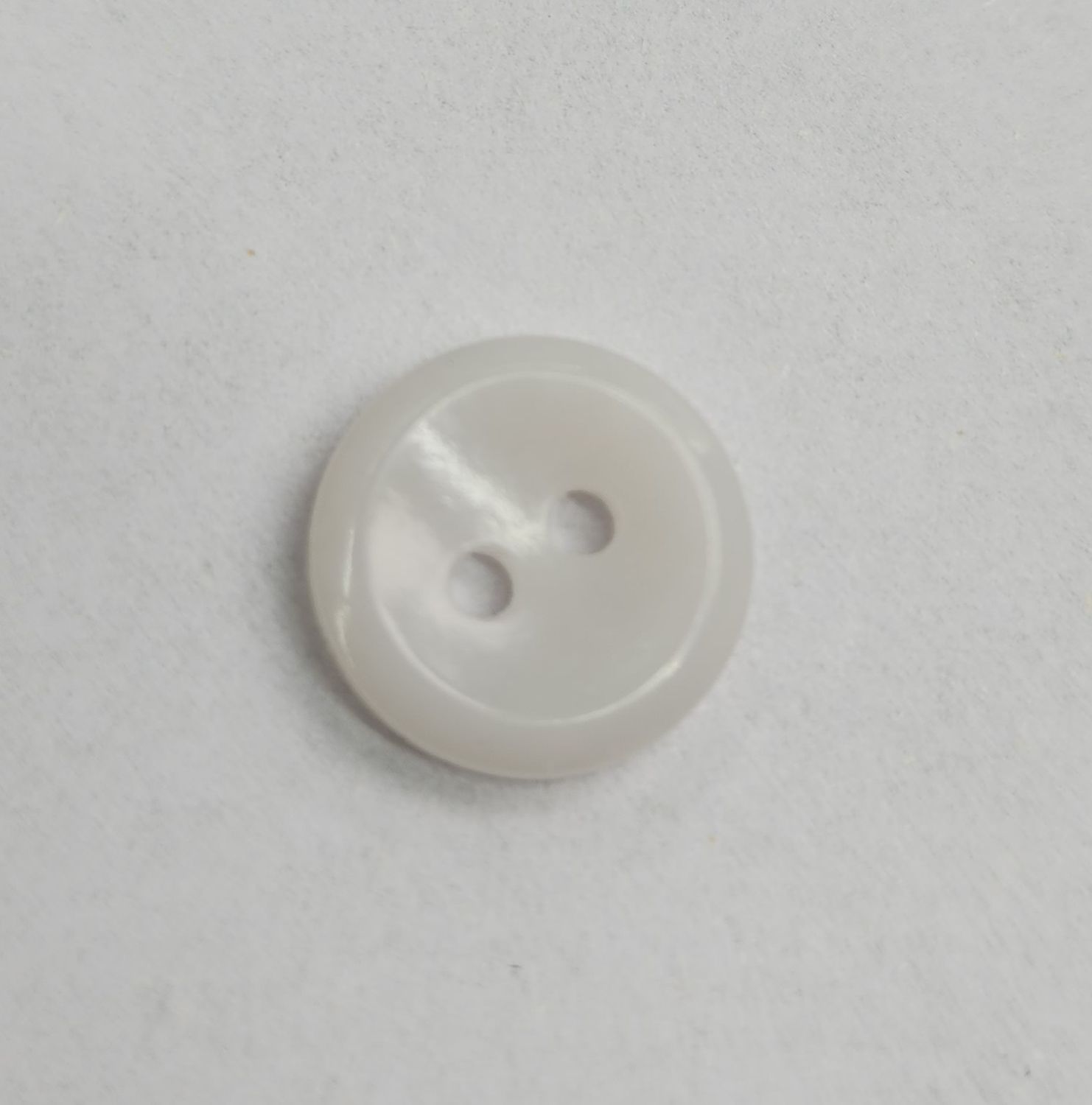 Off White Button 12mm Width
