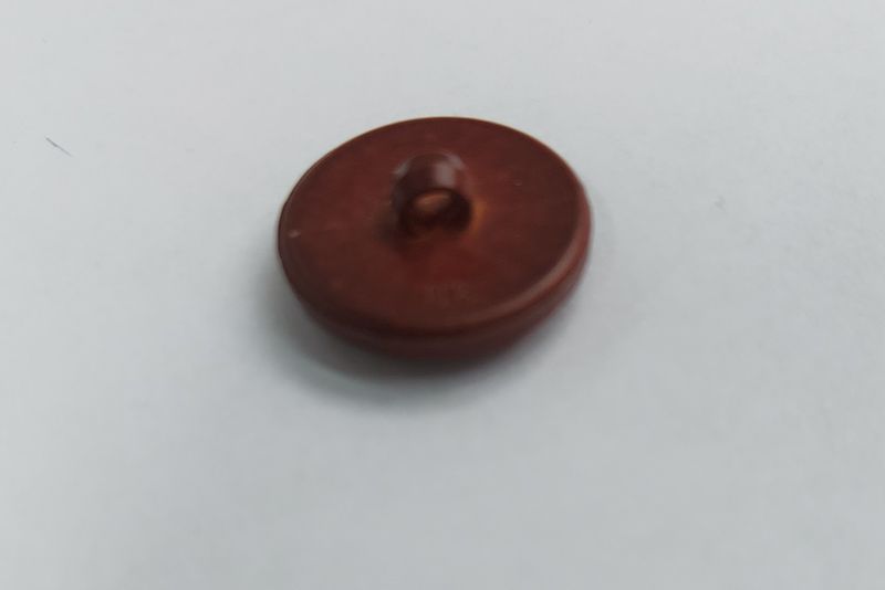 Brown Button 15mm Width 7 Pack